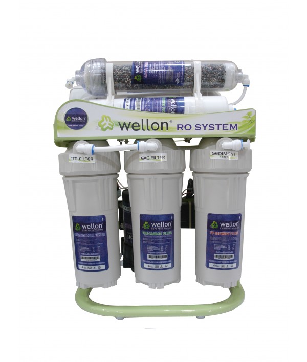 Wellon 40 LPH Commercial  RO+ALKALINE  with TDS Controller Water Purifier 